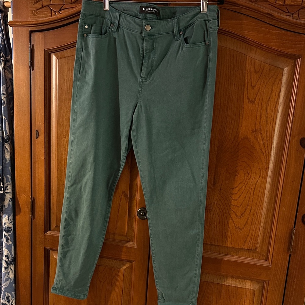 Liverpool Teal Trousers